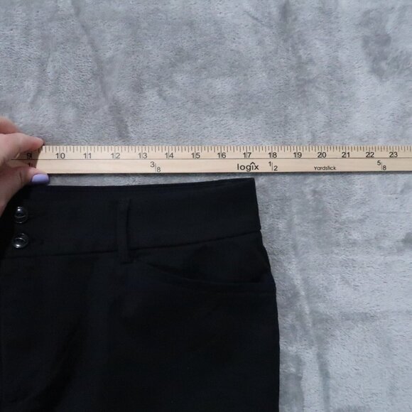 Lee Pants Women 14 Black Straight Secretly Shapes Trousers Business Casual - Picture 10 of 14